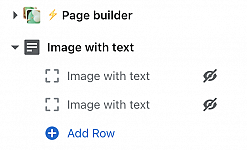 Page Builder to be able assign components to a product or collection