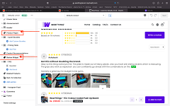 2 Review Widgets showing up on Product Page